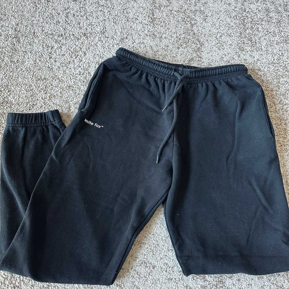 White Fox Boutique Women's Black Joggers-tracksuits